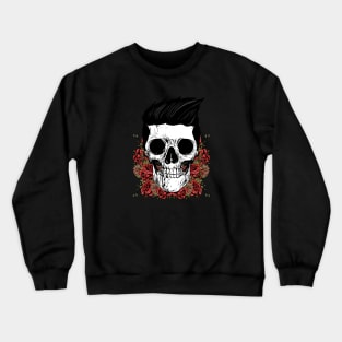 Skull Weekend Rockabilly & Roses Crewneck Sweatshirt